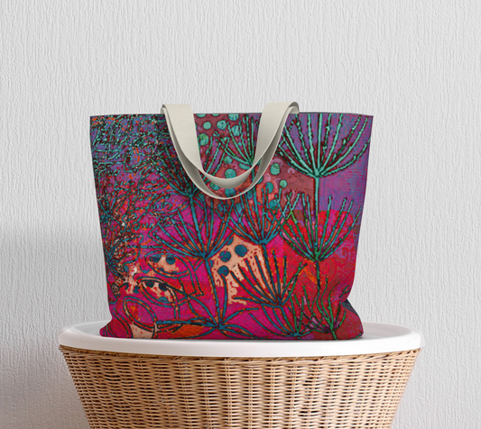 Evening Meadow Market Tote Bag by Sheree Burlington
