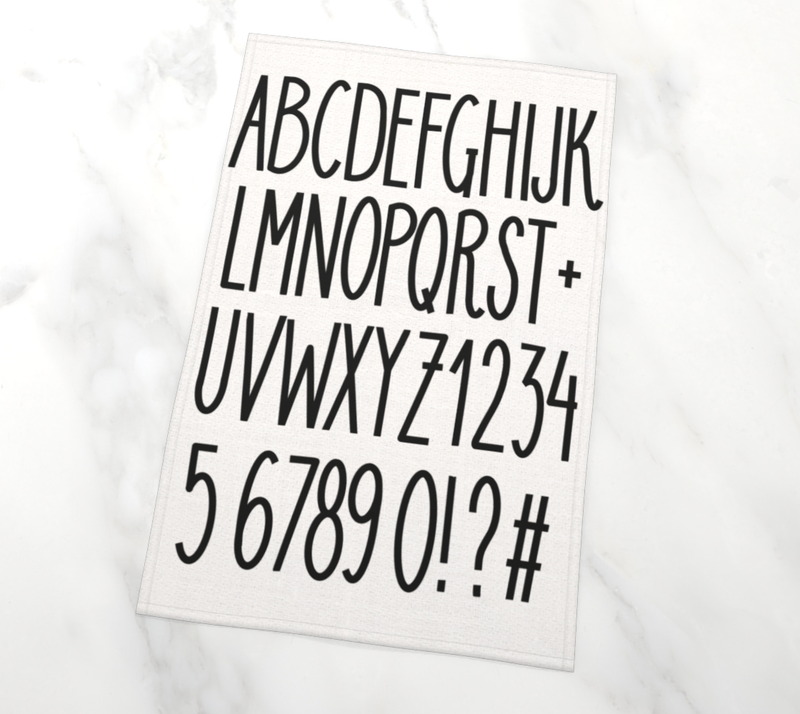 ABC Tea Towel