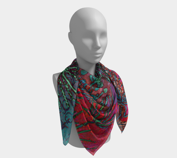 Evening Meadow Square Scarf