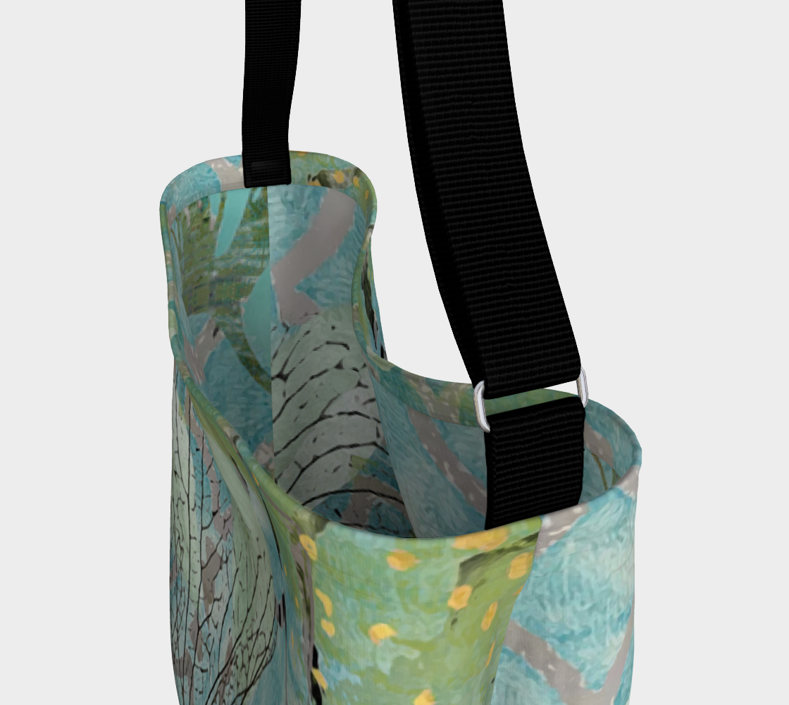 Teal Hydrangea Designer Tote Bag by Sheree Burlington