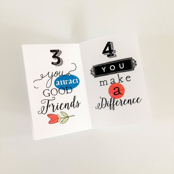 Printable Kindness Card Zine Art