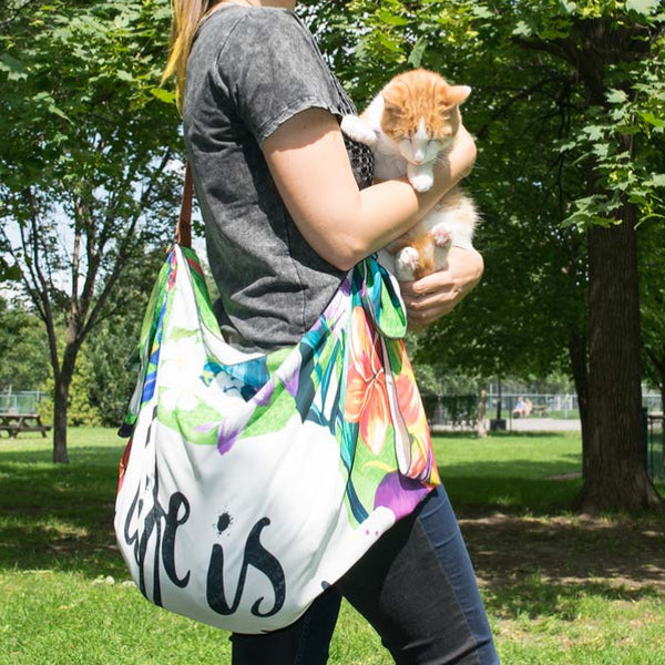 Lilac Dapple Origami Tote