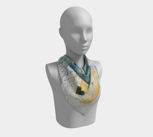 Cloudless Square Scarf
