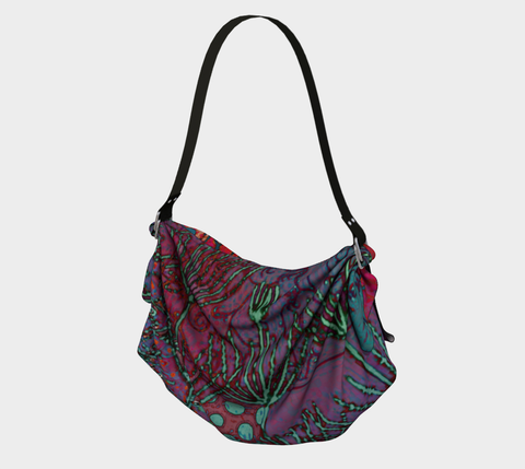 Evening Meadow Origami Tote Bag by Sheree Burlington
