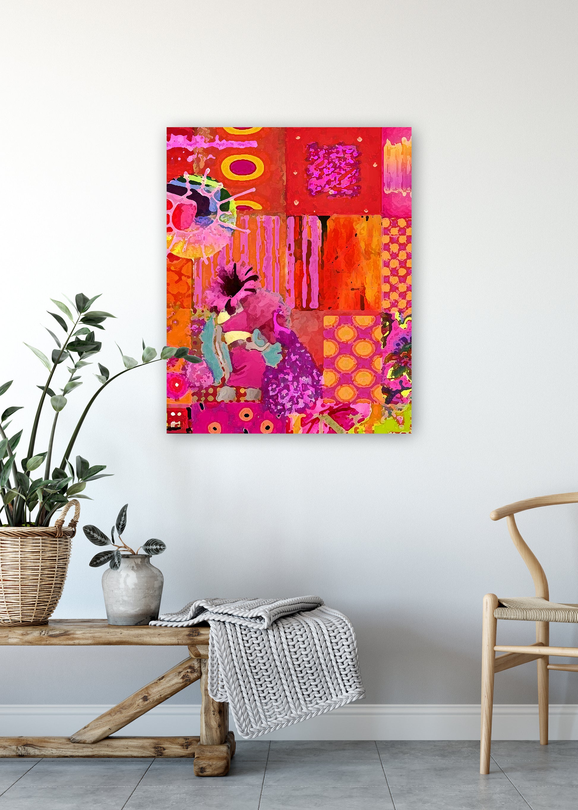 Carnival Abstract Art by Sheree Burlington