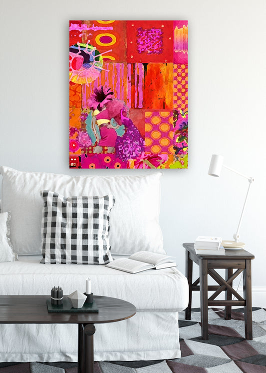 Carnival Abstract Art by Sheree Burlington