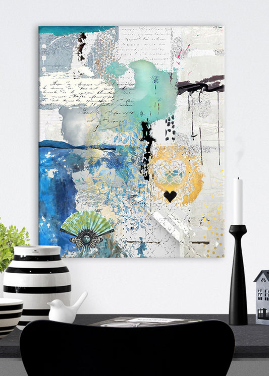 Cloudless Abstract Art by Sheree Burlington