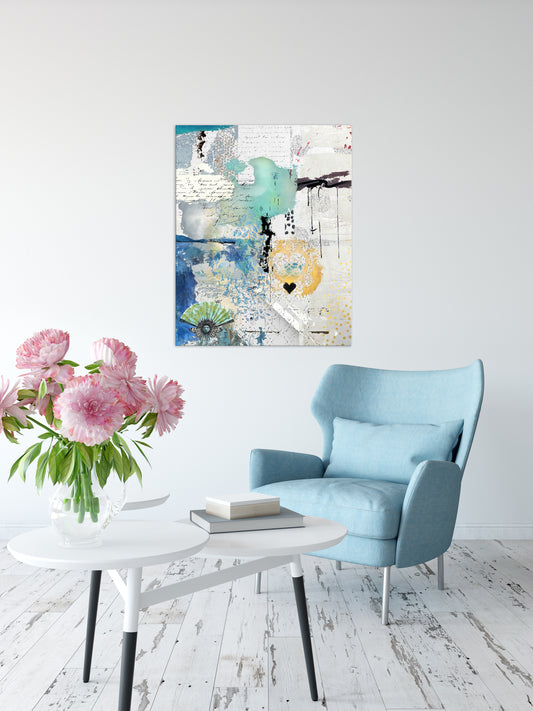 Cloudless Abstract Art by Sheree Burlington