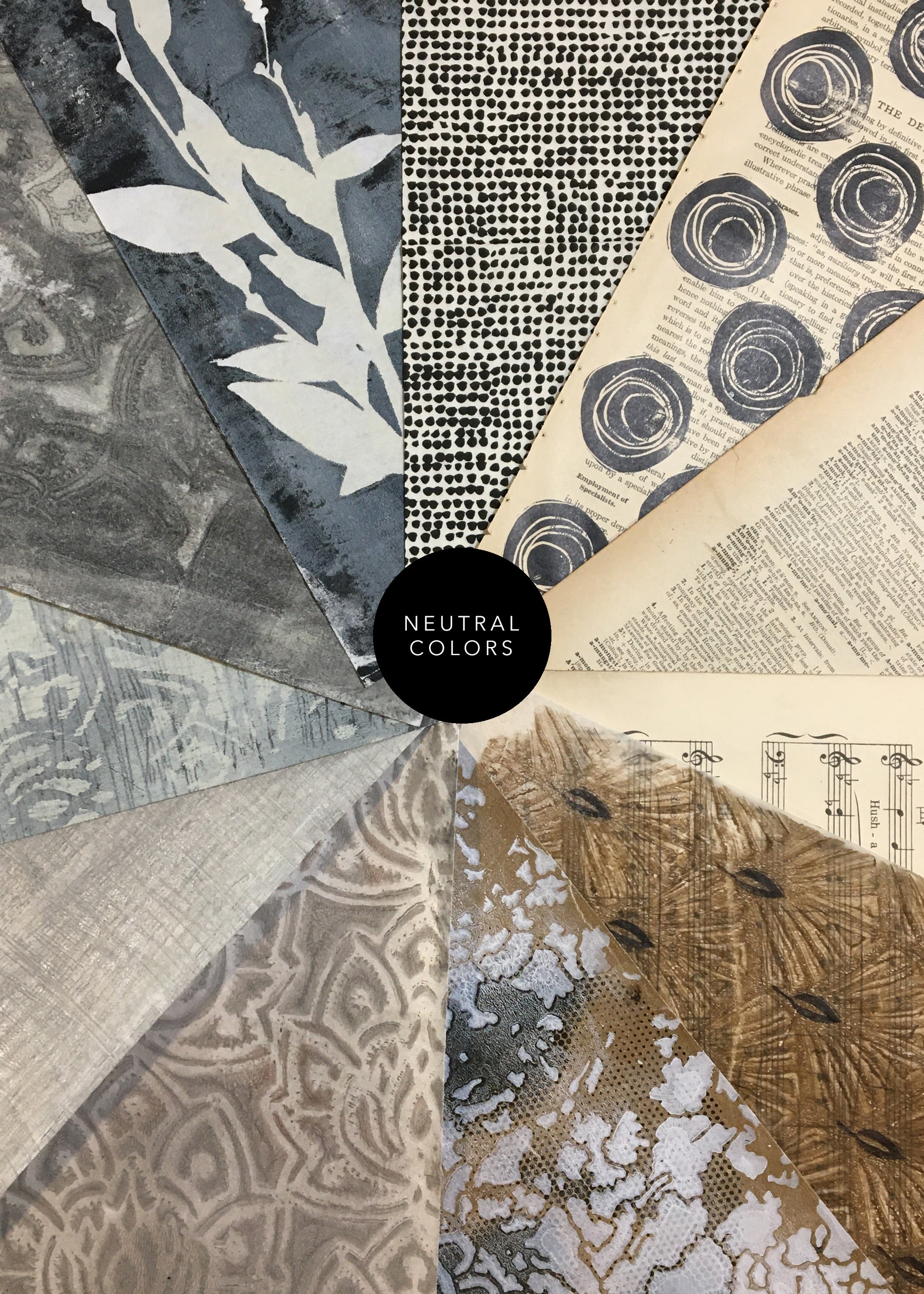 Custom Collage Neutral Colors by Sheree Burlington