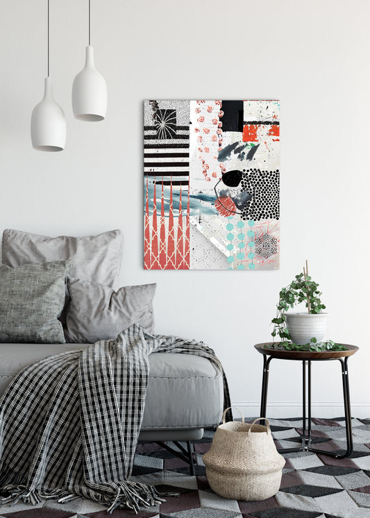 Coral Shards Abstract Art by Sheree Burlington