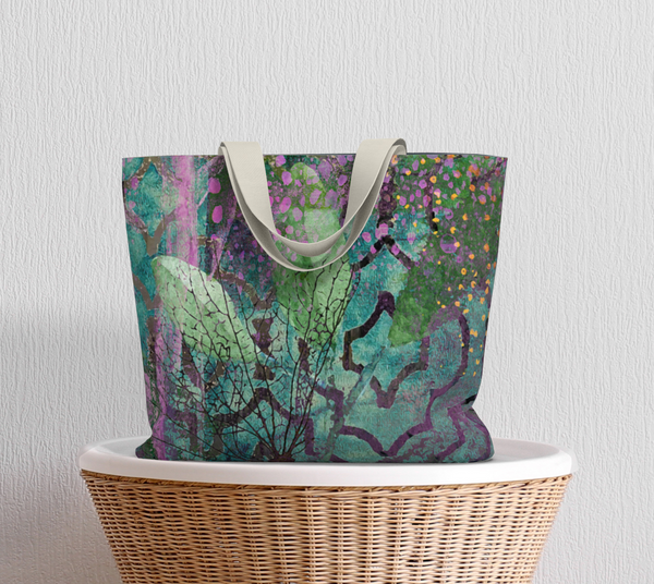 Lilac Dapple Market Tote Bag by Sheree Burlington