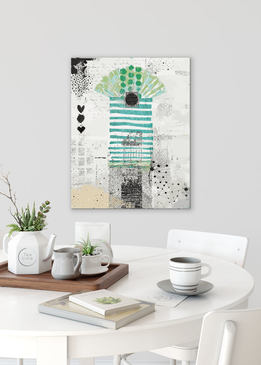 Fan Abstract Canvas Wrap