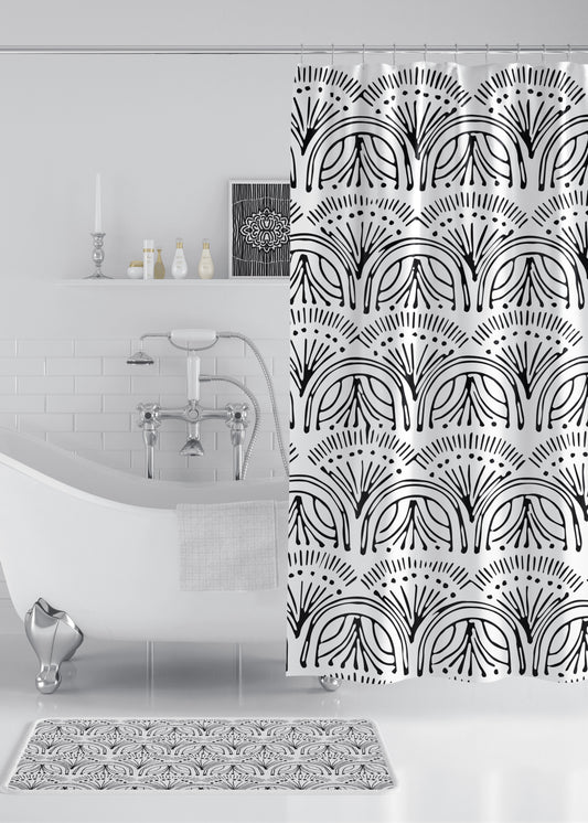 Fan Designer Shower Curtain