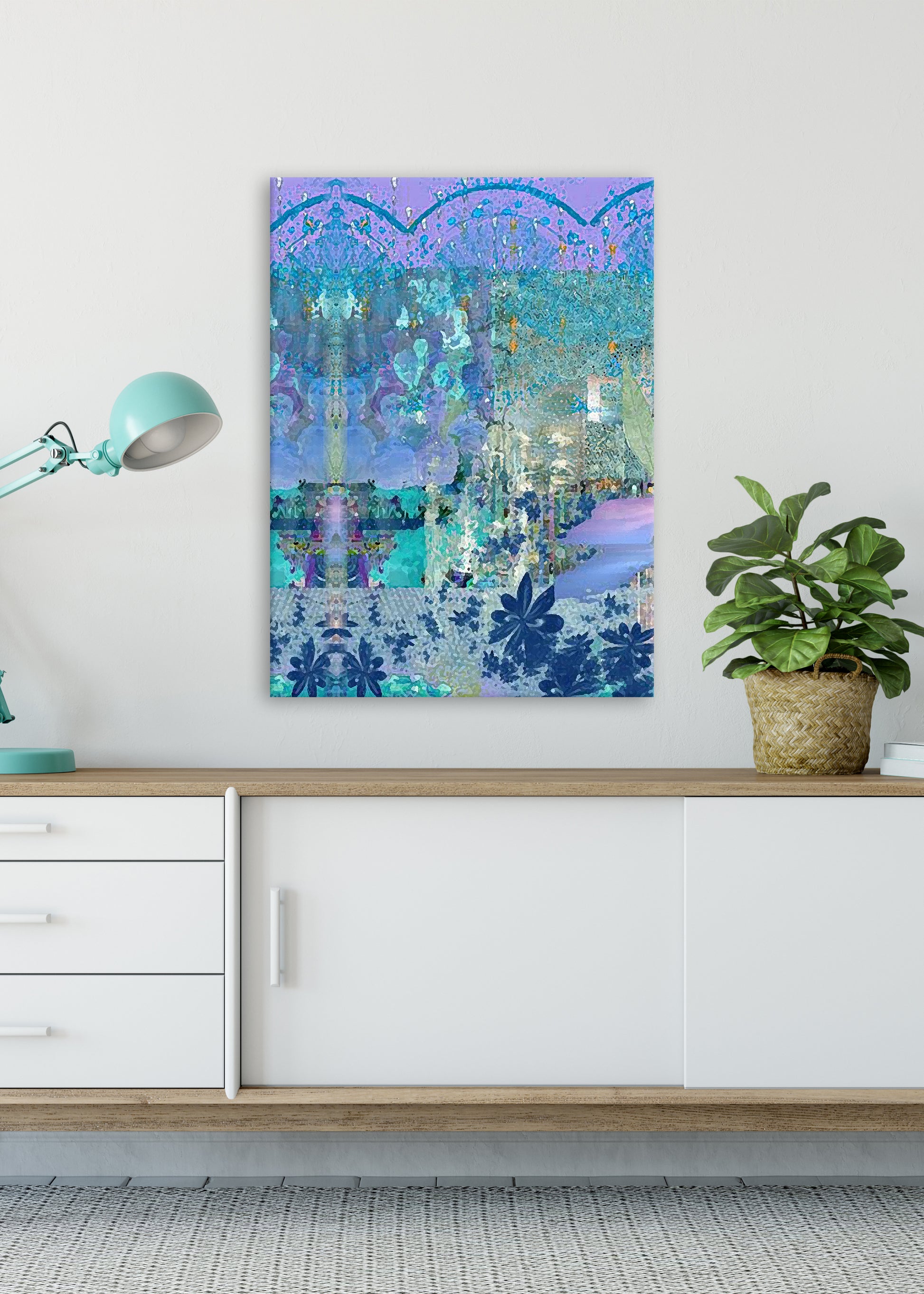 Gathering Abstract Art by Sheree Burlington