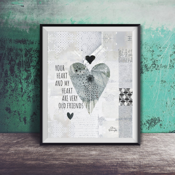 Printable Rumi Quote Abstract Wall Art