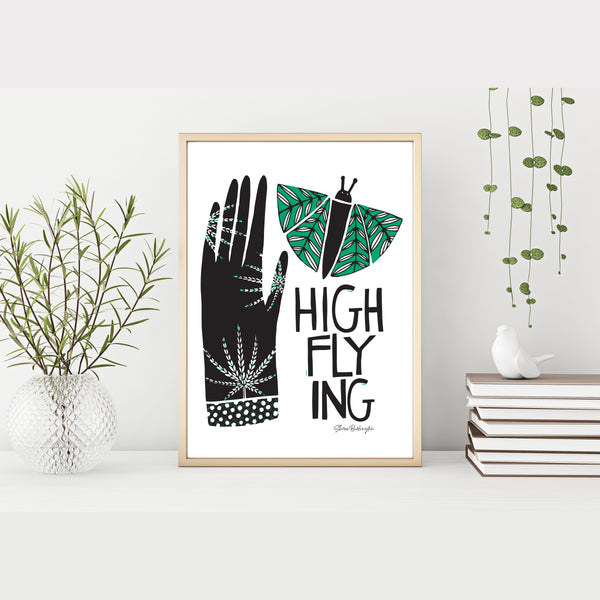 Printable High Flying Marijuana Art Print Sheree BurlingtonPrintable High Flying Marijuana Art Print Sheree Burlington