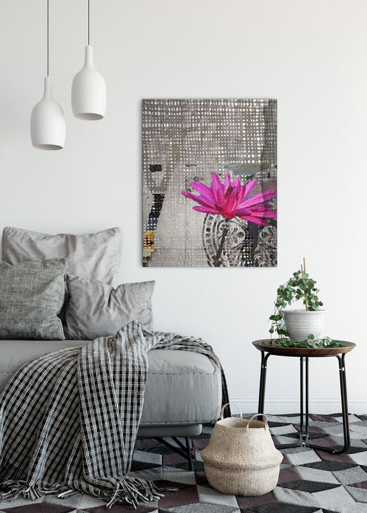 Lotus Abstract Art by Sheree Burlington