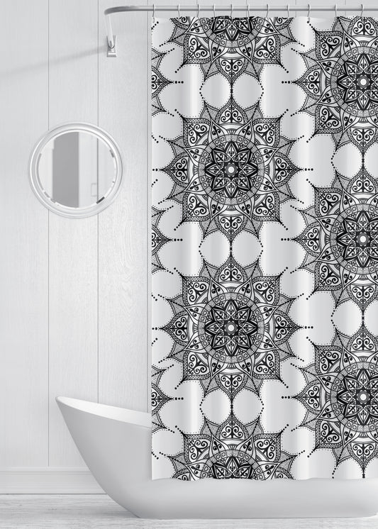 Mandala Designer Shower Curtain
