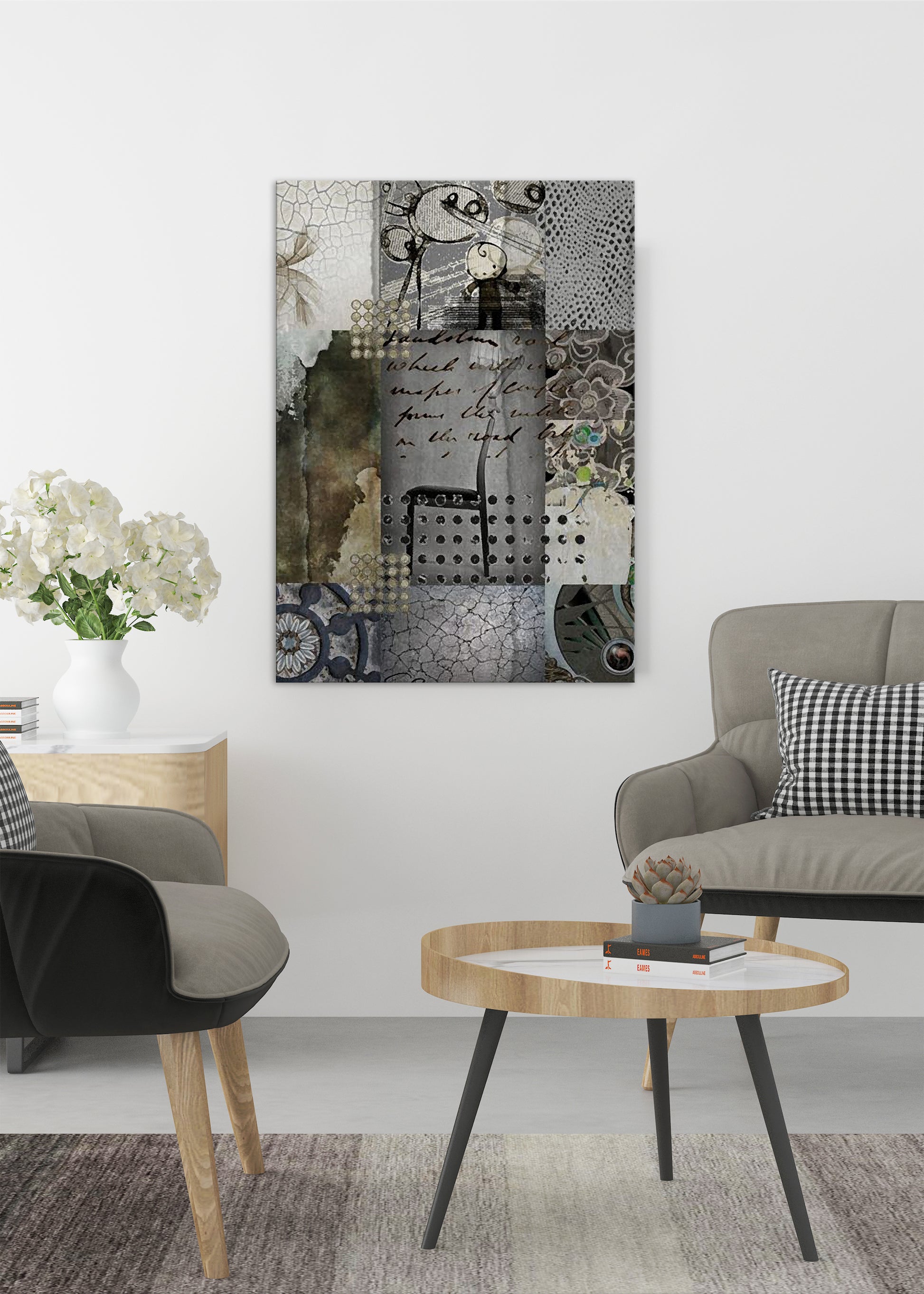 Missing Abstract Art by Sheree Burlington
