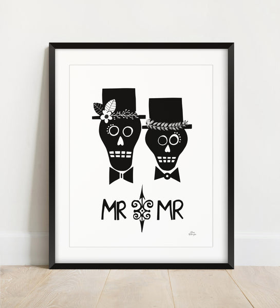 Printable Mr and Mr Wall Art