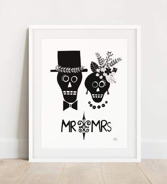 Printable Mr and Mrs Wall Art
