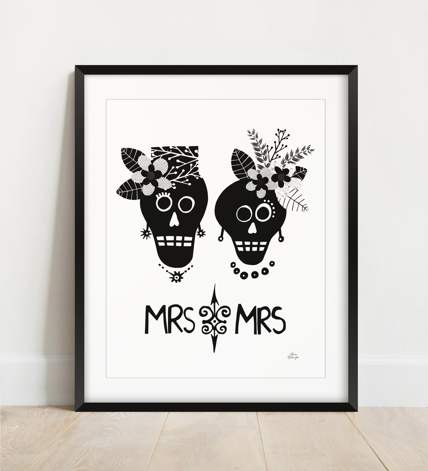 Printable Mrs and Mrs Wall Art
