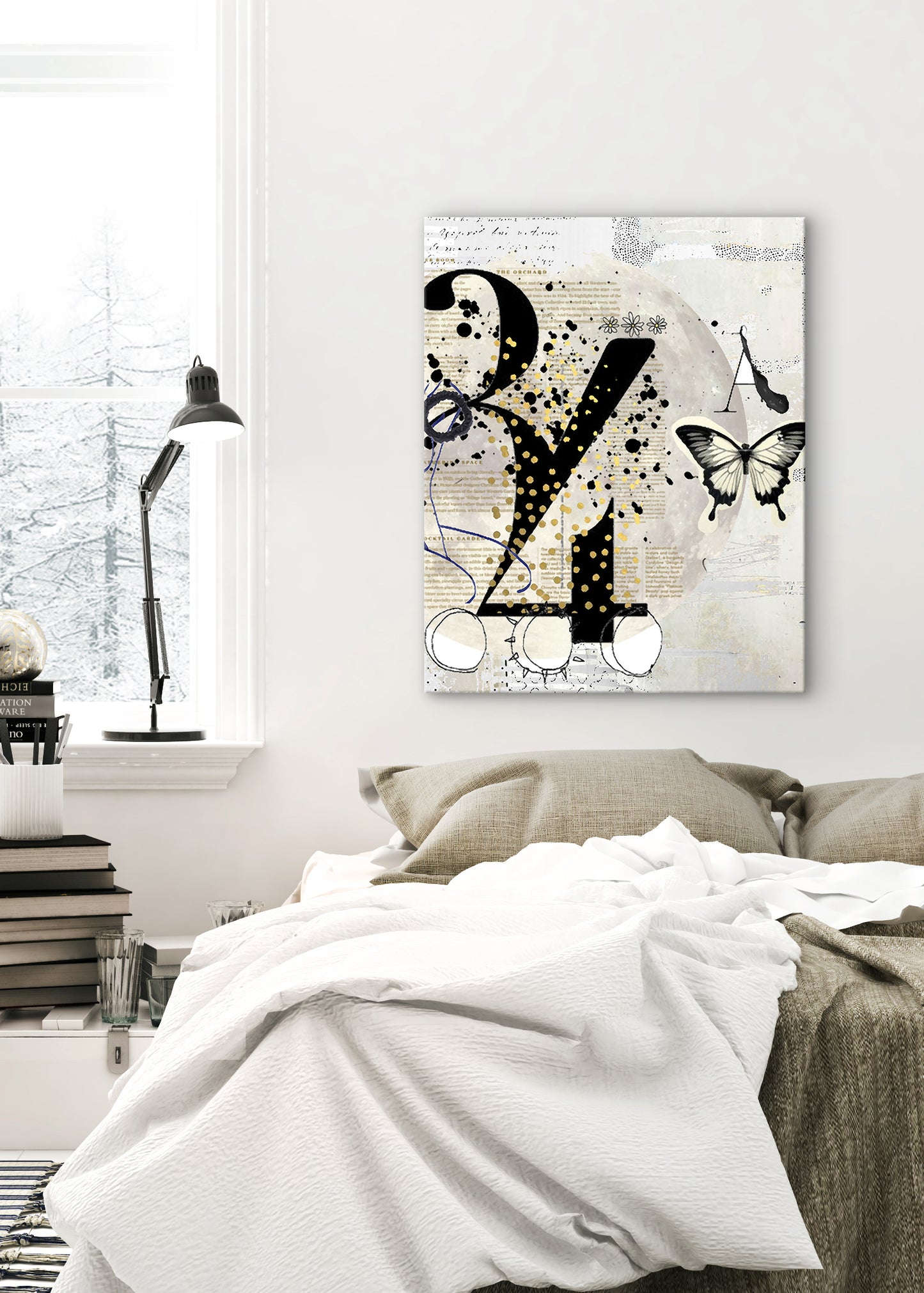 Numero Abstract Art by Sheree Burlington