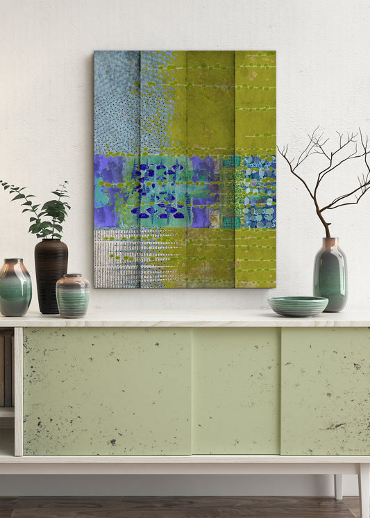 Olive Abstract Art by Sheree Burlington