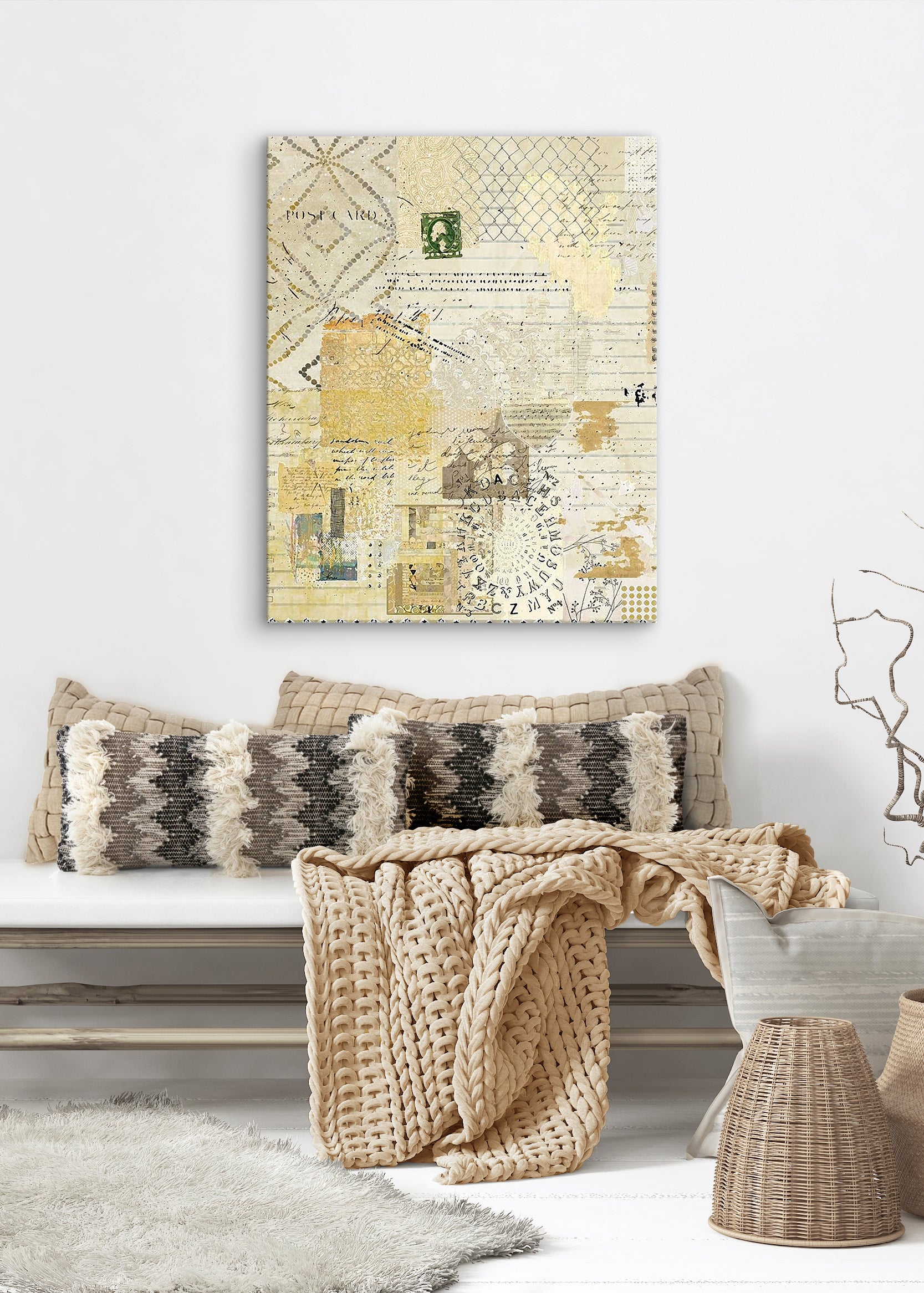 Postage Abstract Art by Sheree Burlington