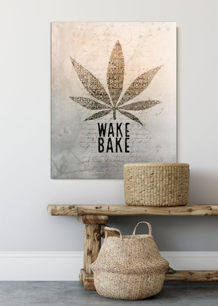 Printable Wake Bake Marijuana Art Sheree Burlington